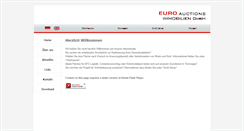 Desktop Screenshot of euroauctions-immobilien.com