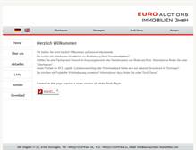 Tablet Screenshot of euroauctions-immobilien.com